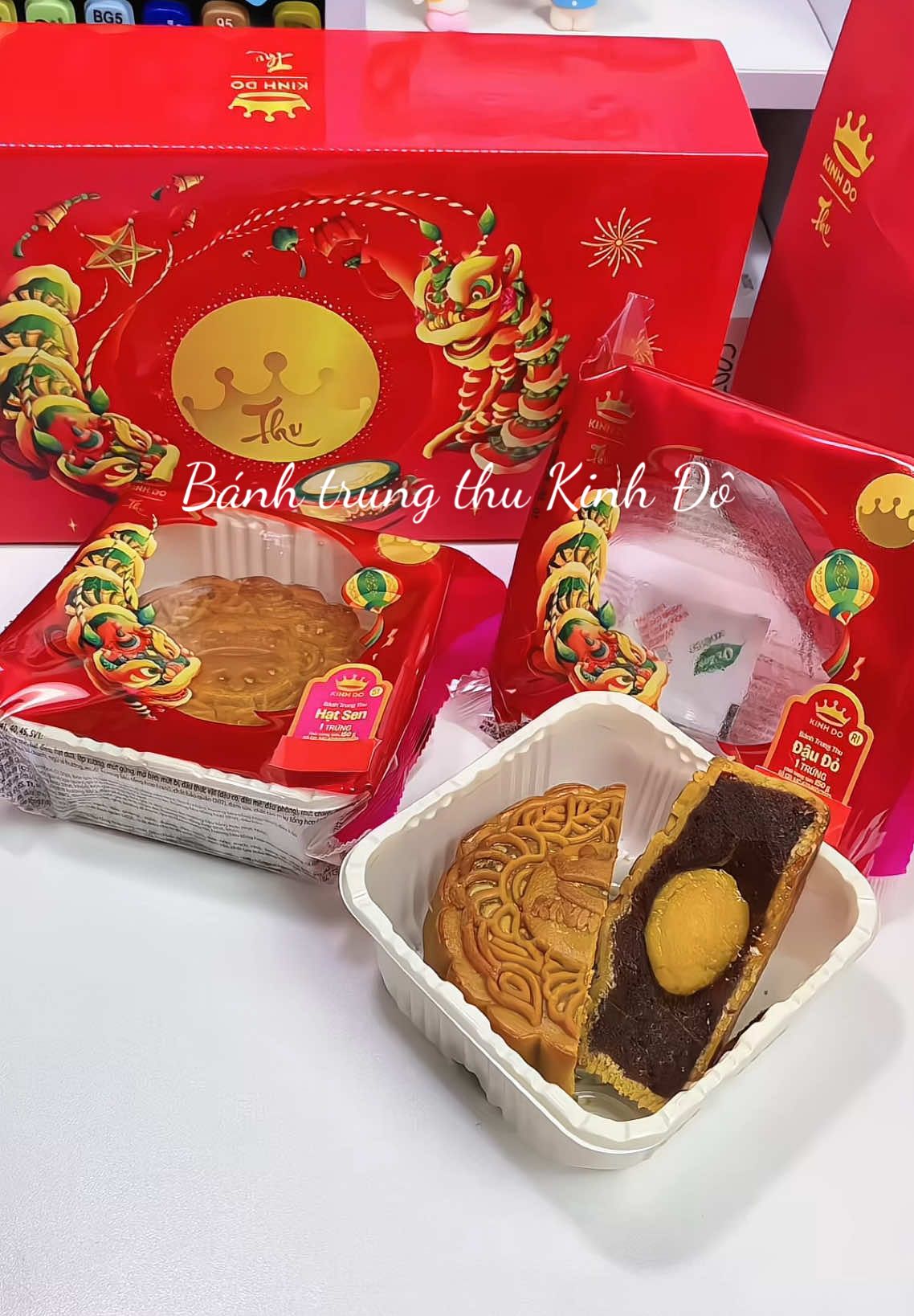Bánh trung thu Kinh Đô  “Team Hạt Sen - Đậu Đỏ”  #banhtrungthu #banhtrungthukinhdo #banhtrungthumixvi 