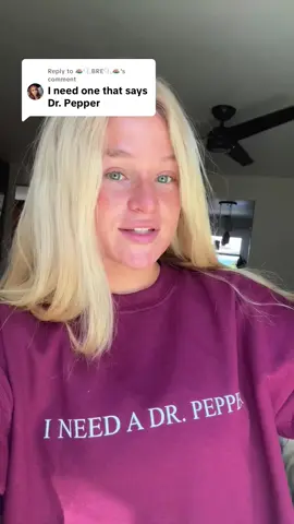Replying to @🪷🫧BRE🫧🪷 WHO NEEDS A DR PEPPER???? 🥤 #drpepper #drpepperlover #drpeppergirly #drpeppergirly #drpeppersweatshirt 