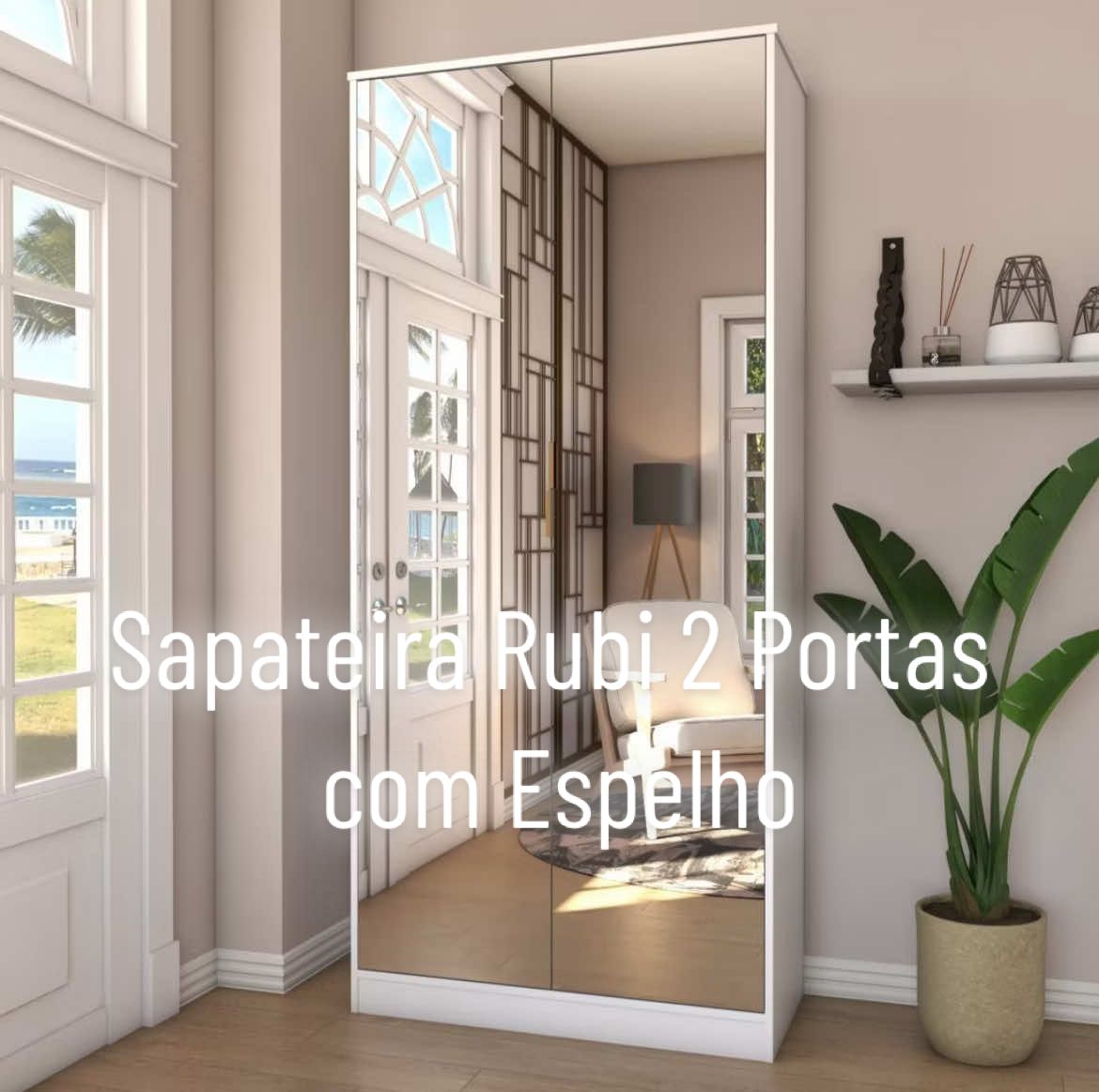 ✨ Organize seus sapatos com estilo! 🥿 Sapateira Rubi – 2 portas com espelho + 1 gaveta 👠 Capacidade para até 15 pares Praticidade, beleza e funcionalidade em um só móvel! 👉 Ideal para quarto, closet ou hall de entrada. Comente eu quero. Disponível também nos comentários ✅ #sapateira #espelho #portas #organizacao 