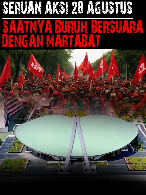 Seruan Aksi 28 Agustus: Saatnya Buruh Bersuara dengan Martabat.. #beritaviral #jakarta #25agustus #demo #mahasiswa #fyppppppppppppppppppppppp #indonesia🇮🇩 #buruh #28agustus