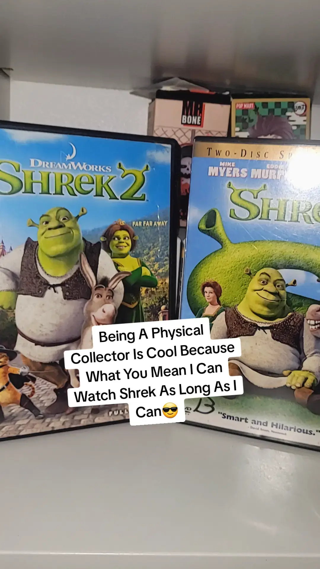 Peak Cinema #shrek #vintage #dvdcollection #nostalgia 
