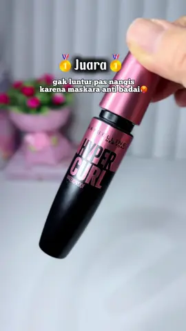 Maybelline Hypercurl anti badai🥵 #maybelline #maskara #waterproof #hypercurlmascara #fyp 