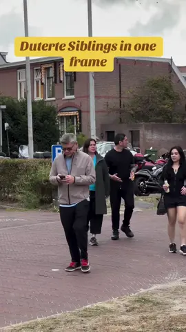 The Duterte Siblings at The Hague, Netherlands.                                                                   Video courtesy of Alvin & Tourism FB Page. #cttoOfvideo #TheDutertes #DuterteParin #Duterte2028 #SaraDuterte2028 @inday.saraduterte @Office of the Vice President @Rody @CM Baste Duterte 