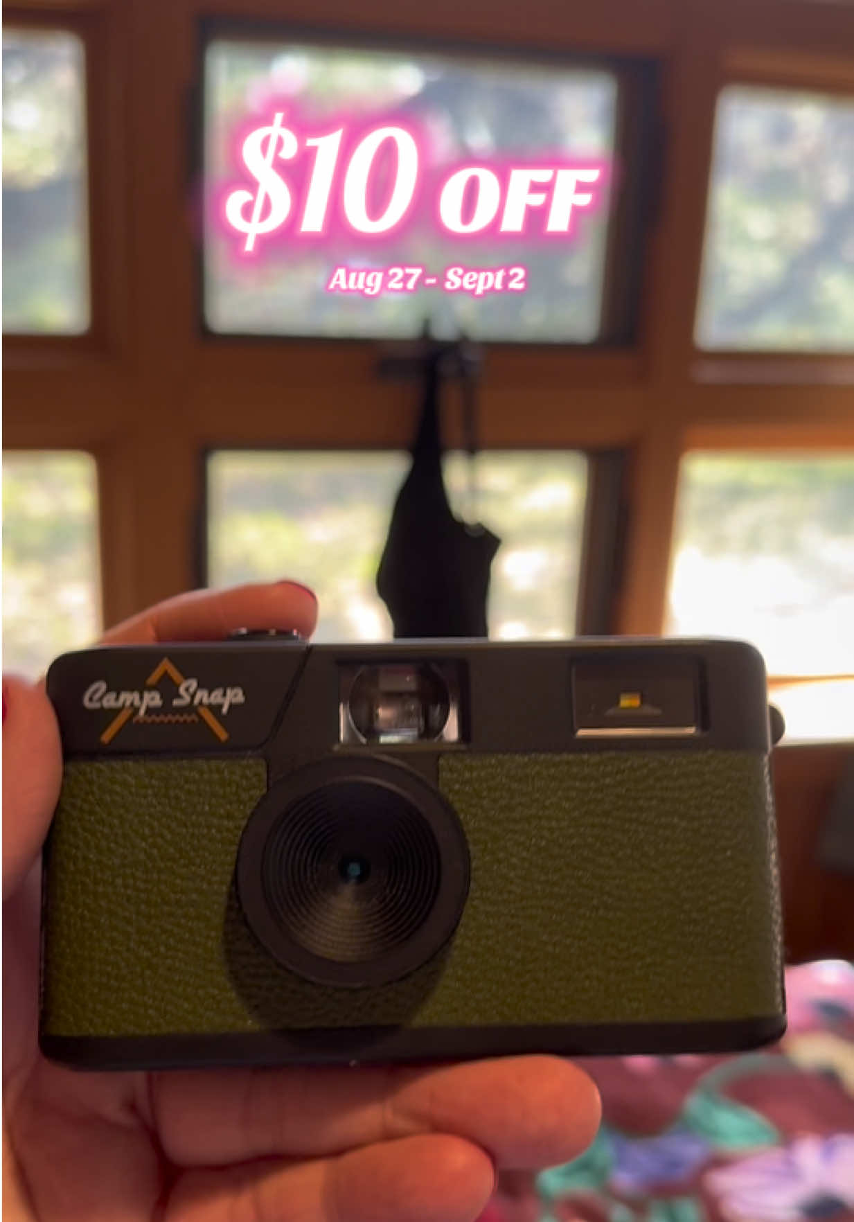 $10 off for Labor Day!!! Hurry! Sale ends September 2nd!! #campsnapcamera #campsnap #screenfreecamera #tiktokshoplabordaysale #labordaysale 