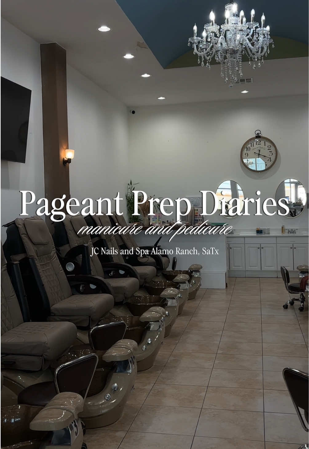 Welcome back to my Pageant Prep Diaries: Manicure and Pedicure at JC Nails and Spa at Alamo Ranch  I came in tired from my first day on campus and a inspo pic and JC Nails and Spa did the rest! Starting off with a pick me up iced coffee from their menu that was a perfect way to pick me up! Next was showing my inspo pic where my expectations were more than met. And end off the night, it was perfectly paired with a relaxing milk and honey spa pedicure that was so well needed! JC Nails and Spa definitely took care of me as I left prepped and pampered! Thank you so much JC Nails for this wonderful experience and getting me prepped for Miss Texas Latina with nails that look like royalty! 👸🏻⭐️✨🫶🏼 #RoadtoMissTxLatina #MissAlamoHeightsLatina #misstexaslatina #pedicure #manicure #nailinspo #pinterestinspired #pinterest #nails #nailsalon #sanantonio #placestogoinsa #placestogo #texas #satx #beauty #pageantry 