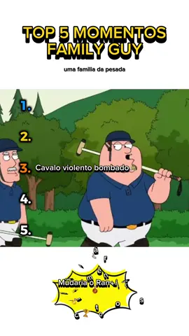 Top 5 Momentos Family Guy | Uma Familia da Pesada #familyguy #funnytiktok #engraçado #memestiktok #petergriffin    