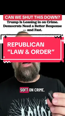 #Trump believes he can use law and order as a #midterm trap for democrats, because he thinks no one is smart enough to see what’s right in front of us. Let’s set the record straight. #justice #policy #elections