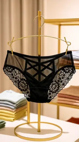 Celana Dalam Brokat Renda Halus Dan Modis Cd Transparan /Celana seksi wanita mulus High Spandex Hitam #promo #terbaru #fyp 