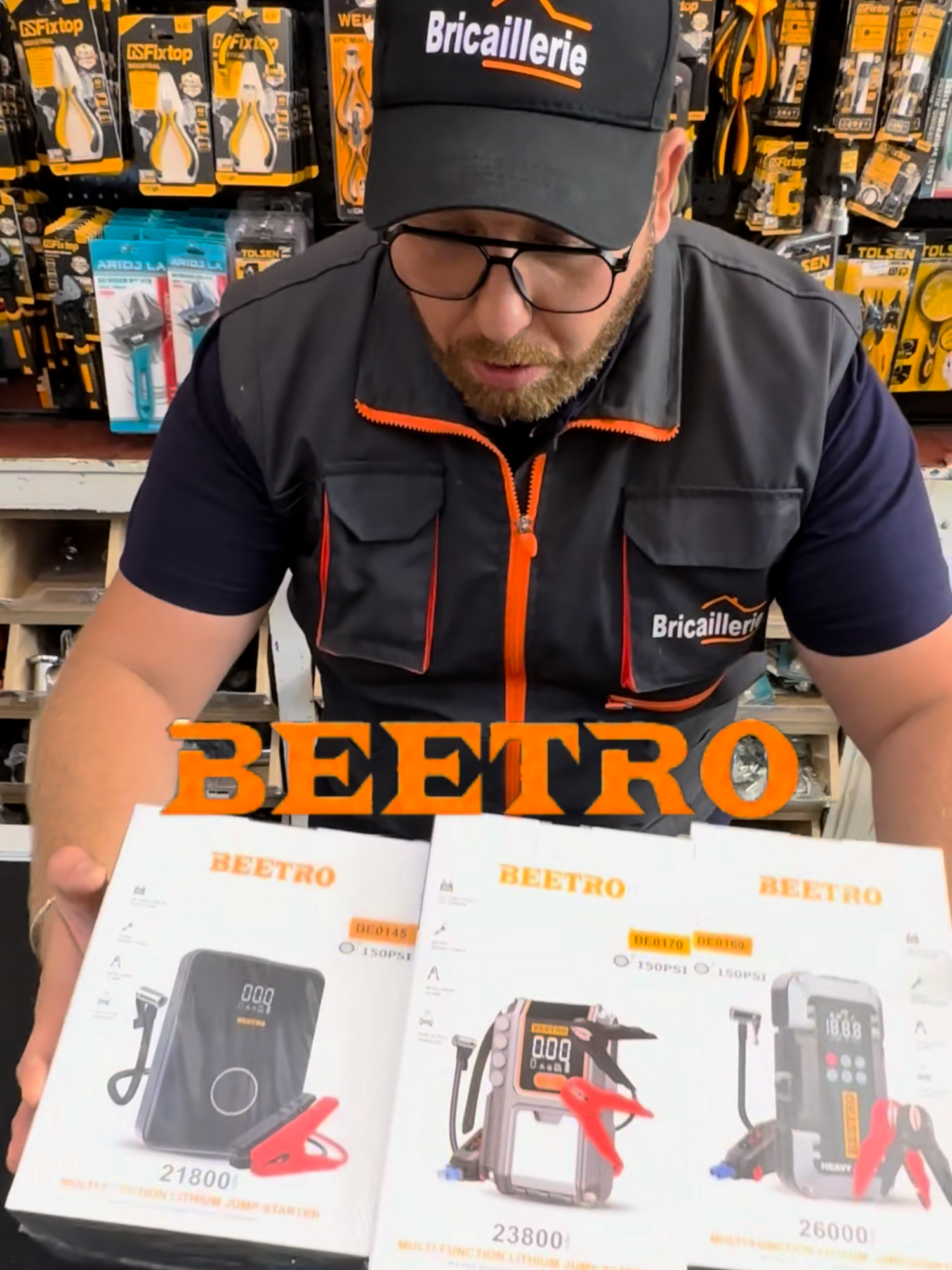 🚀 Un seul appareil… 4 fonctions indispensables ! Besoin de gonfler vos pneus, démarrer votre voiture à plat ou éclairer la nuit ? Découvrez le Compresseur multifonction Beetro 👉 Booster + Powerbank + Torche ⚡🔦 ✅ Gonflez vos pneus en quelques secondes ✅ Redémarrez votre voiture sans galère ✅ Chargez vos appareils partout ✅ Éclairez vos trajets même dans le noir Un vrai allié pour vos voyages, routes ou imprévus de tous les jours. Ne restez jamais bloqué 🚘💨 📦🚛 Livraison disponible dans les 58 wilayas 👉 Commandez dès maintenant ici : https://bricaillerie.com 📍 Adresse : 34 boulevard El Amir Abdelkader https://goo.gl/maps/84hqiKLMopN54vReA ✨ Bricaillerie – L’envie de bricoler