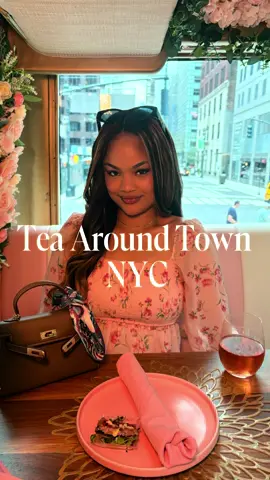 My second time @teaaroundtown 🫖🎀 i’ve been coming once a year & its starting to become a little summer tradition for me! endless iced tea, cute treats & the best NYC views all from a moving tea room .. it will never get old!  would you add this to your nyc bucket list? 👀 #hightea #thingstodoinnyc #teaaroundtown #girlsday #cityadventures     