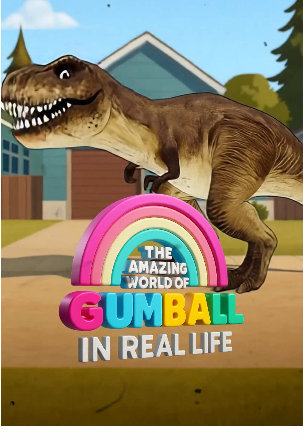 The Amazing World of Gumball in real life #gumball #gumballwatterson #pixverse #pixverseai #cartoon 