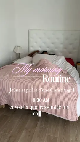 Ma morning routine en semaine de jeûne et prière ✨ Beaucoup pensent que le jeûne, c’est seulement arrêter de manger. Mais en réalité, c’est chercher Dieu plus profondément, briser sa chair et nourrir son esprit. Pendant ce temps, je choisis de me rapprocher de Sa présence, parce que “l’homme ne vivra pas de pain seulement, mais de toute parole qui sort de la bouche de Dieu.” Le jeûne n’est pas une privation, c’est une préparation. Que Dieu te bénisse 💕🙏🏾 #christiangirl#morningroutine#Dieu#jeûne#priere  