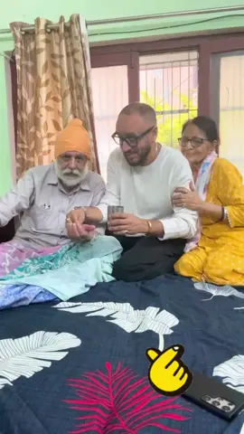 🥰🫰🏼🤌🏼🙏🏻 #maa #bapu #punjab #beta 