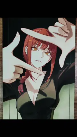 #makima #ChainsawMan #handdrawn #painting #paintings 