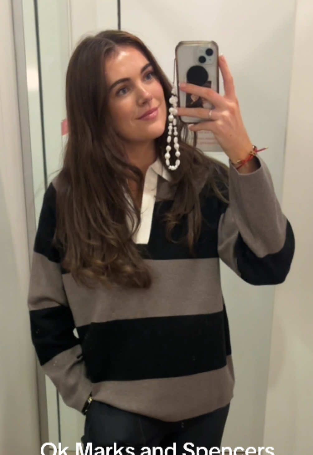 The viral @Marks and Spencer Ireland  rugby sweater 🤩 100% worth having a mooch around!  🤍🤍 #fashion #fashionhaul #marksandspencer 
