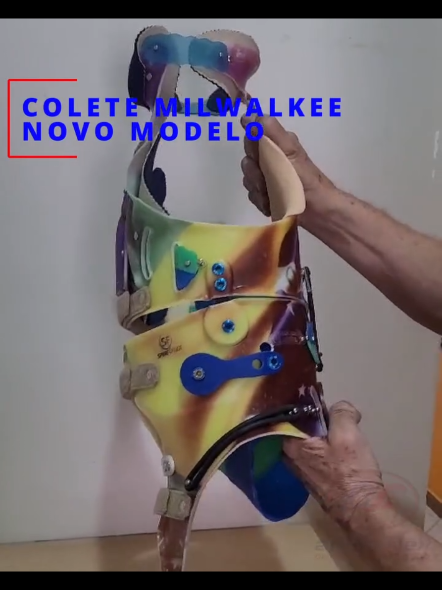 Novo modelo de colete do tipo Milwalkee, criado pela Ankle Flex. Desenvolvido para corrigir alterações de curvaturas em lordose e cifose torácica, o colete demonstrou ótimos resultados em um curto período de tempo.  #ortopedia #colete #ankleflex #taubaté 