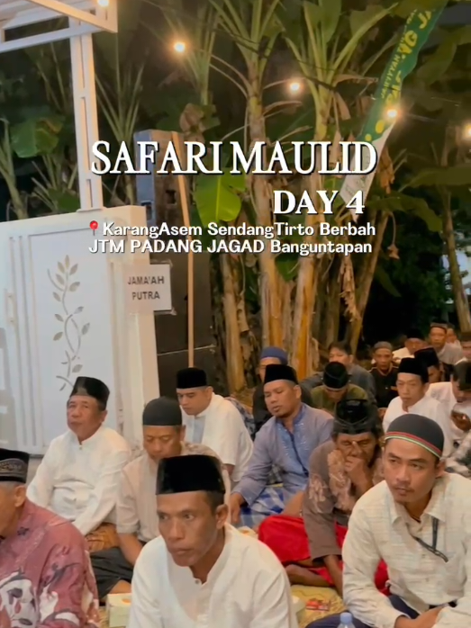 Safari Maulid 1447H  Hari Ke#4  Jtm.Padang Jagad Banguntapan Majelis Ta'lim Subbanul Muslimin Potorono  Di Rumah Bapak Itang  (Karang Asem Sendang Tirto Berbah ) #jtmpadangjagadbanguntapan #majelistaklimsubbanulmusliminpotorono #fyp #alhikamyogyakarta 