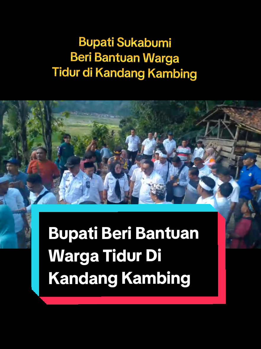 Kisah pilu Etin (25), perempuan muda asal Kampung Babakan Astana, Desa Loji, Kecamatan Simpenan, Kabupaten Sukabumi, akhirnya mengetuk hati pemerintah daerah. Selama empat tahun terakhir, Etin diketahui tinggal di sebuah kandang domba sederhana, hanya beberapa meter dari rumah ibunya, Ibah (45). Kondisi miris itu viral setelah fotonya tersebar di media sosial. Hari ini, Rabu(27 – 08 – 2025), Etin tampak bersiap menyambut kedatangan Bupati Sukabumi, Asep Japar atau yang akrab disapa Asjap, yang sengaja datang langsung meninjau kehidupannya. Jalan setapak menanjak menuju rumah Etin mendadak ramai oleh warga. Asjap datang bersama rombongan, menyapa warga sambil menapaki jalur berbatu yang sempit. Setibanya di lokasi, ia langsung menuju kandang domba tempat Etin bertahun-tahun beristirahat. “Jangan lagi tidur di sini, bahaya untuk kesehatan. Nanti kita bangunkan rumah yang lebih layak,” ucap Asjap kepada Etin. Ucapan itu disambut haru oleh Etin dan ibunya. Perempuan berhijab itu sempat terlihat gugup, namun akhirnya berani menceritakan langsung kesulitan hidupnya di hadapan Bupati. Dalam kunjungan tersebut, Asjap juga menyerahkan dokumen kependudukan milik Etin yang baru rampung, yakni KTP dan KK. “Ini KTP dan KK sudah jadi, harus dijaga. Kalau sakit, bisa langsung berobat ke puskesmas atau rumah sakit, gratis. Tapi harus tetap menjaga kesehatan,” kata Asjap. Momen itu membuat mata Etin bersinar. Baginya, KTP dan KK bukan hanya identitas, tapi pintu menuju layanan kesehatan serta bantuan sosial yang selama ini tak pernah ia rasakan. Tak hanya itu, relawan bersama warga sekitar pun langsung bergerak. Mereka mulai menyiapkan lahan dan membangun rumah semi permanen agar Etin dan ibunya tak lagi tidur di kandang domba. Sementara itu, Pemkab Sukabumi memastikan pembangunan rumah layak untuk Etin akan dimulai pada awal September 2025. “Kita ingin Etin segera punya tempat tinggal yang lebih manusiawi,” tegas Asjap. Kini, harapan baru hadir bagi Etin. Dari kandang domba yang pengap dan bau, ia sebentar lagi akan menempati rumah yang lebih pantas, berkat kepedulian warga dan perhatian pemerintah daerah. #fypシ゚viral #Tinggaldikandangdomba #bupatisukabumi #fyp #fyppppppppppppppppppppppppppppppppppp 