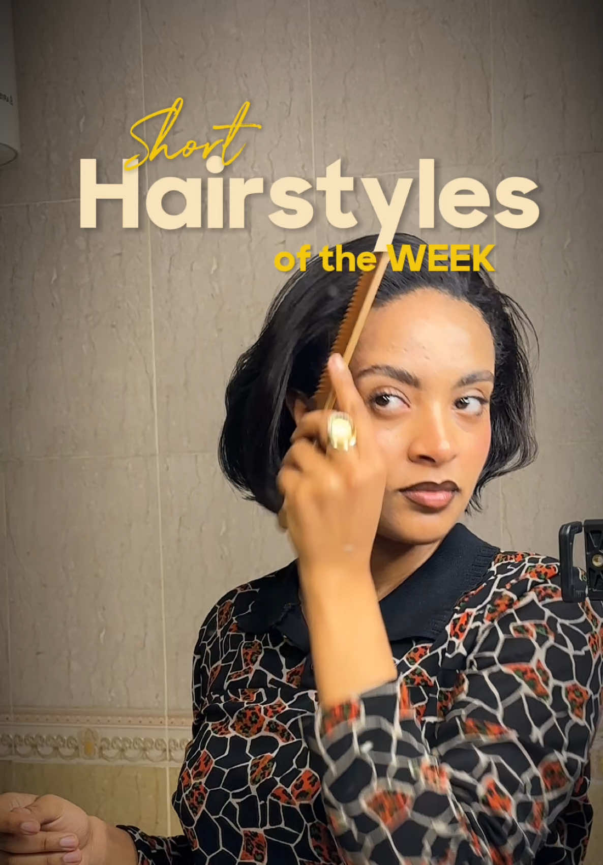 Who said short hair is boring 🤔 been loving these styles over the week…#hairstyle#bobhairstyle#shorthairstyles#lozablooms#ethiopian_tik_tok🇪🇹🇪🇹🇪🇹🇪🇹 