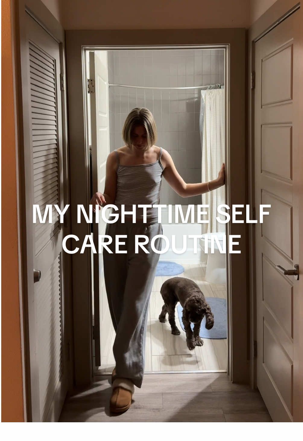 I honestly love taking care of myself and having routines like this because I’m like wow I really do love myself 🥹🕊️ #nighttimeroutine #haircareroutine #shorthair #skincareroutine #SelfCare 