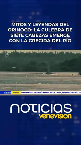 La culebra de siete cabezas que habita en las profundidades de la Piedra del Orinoco, es una leyenda que ha pasado de generación en generación al sur de Venezuela. 🎤: Nuestro corresponsal en la entidad, Henderson Perez (@hendersonpvv) les amplía la información. 🔊Activa el sonido #Noticias #Venevision #NoticiasVenevision #Bolívar #Venezuela