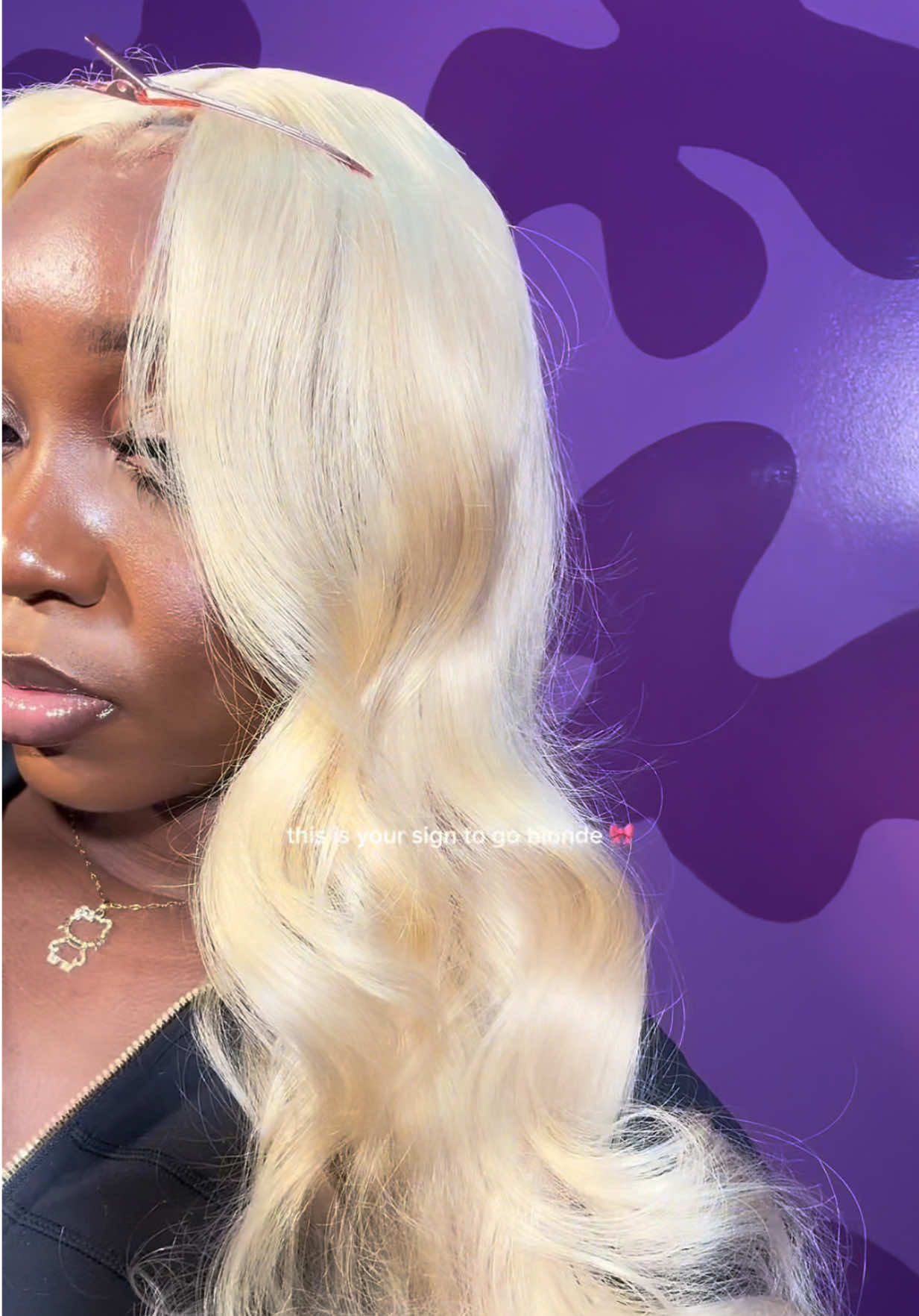 Blonde is just so girlalala🎀 wig from @Cute Bein Hair Shop in my showcase loves #fyp#viral#wiginfluencer#613#613wig  