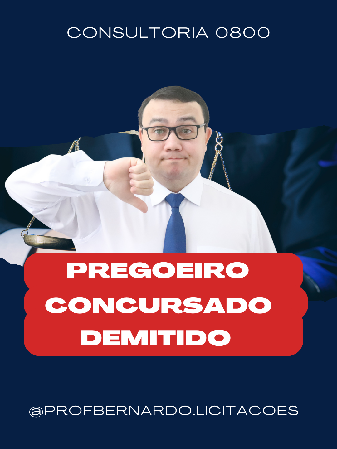 👉PREGOEIRO CONSURSADO DEMITIDO Prof. Bernardo aborda o tema acima.