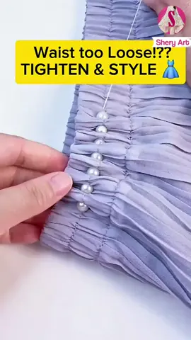 waist too loose ?? don't cut #sewing #stitch #sewingtiktok #fashion #viral 