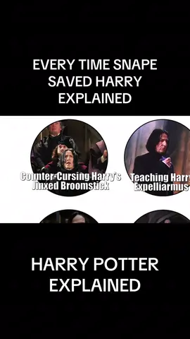 EVERY TIME SNAPE SAVED HARRY EXPLAINED #harrypotter #harrypotterexplained #stickmanharry #snape 