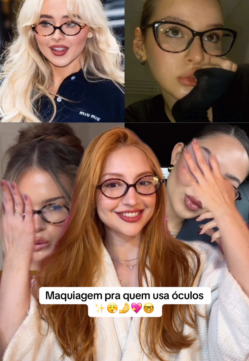 Respondendo a @lidosgabi maquiagem pra quem usa óculos 💖✨ ID: 1TEME4-4LDE #oculos #oculosdegrau #OMelhorDaBeleza #MercadoLivreModa @Mercado Livre Moda #maquiagem 