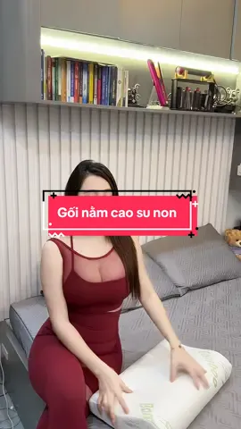 Gối nằm cao su non #xuhuong #cohuyentaphoa 