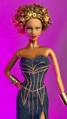 Barbie Basics model no. 08 collection red. Original and wearing one of my designs! 👗❤️ #barbie #barbiebasics #barbiecollector #barbiemoda #mattel 