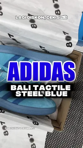 Lagi Diskon @807GARAGE #adidas Bali Tactile Steel Blue #sneakers #fyp #fashion 