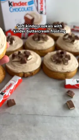 Kinder cookies are soft, chewy cookies filled with creamy Kinder chocolate, offering a rich and sweet chocolatey taste. #kinder #cookies #Baking #trending #foryou #viralvideo #shorts 
