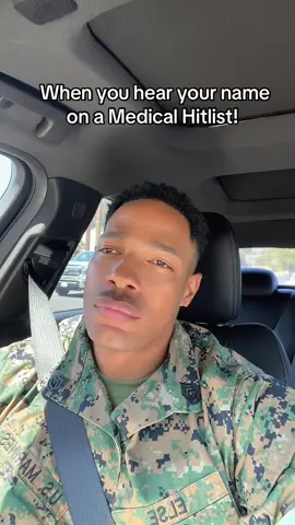 When you hear your name on the Medical hitlist #USMC #Marines #Navy #medical #fyp 