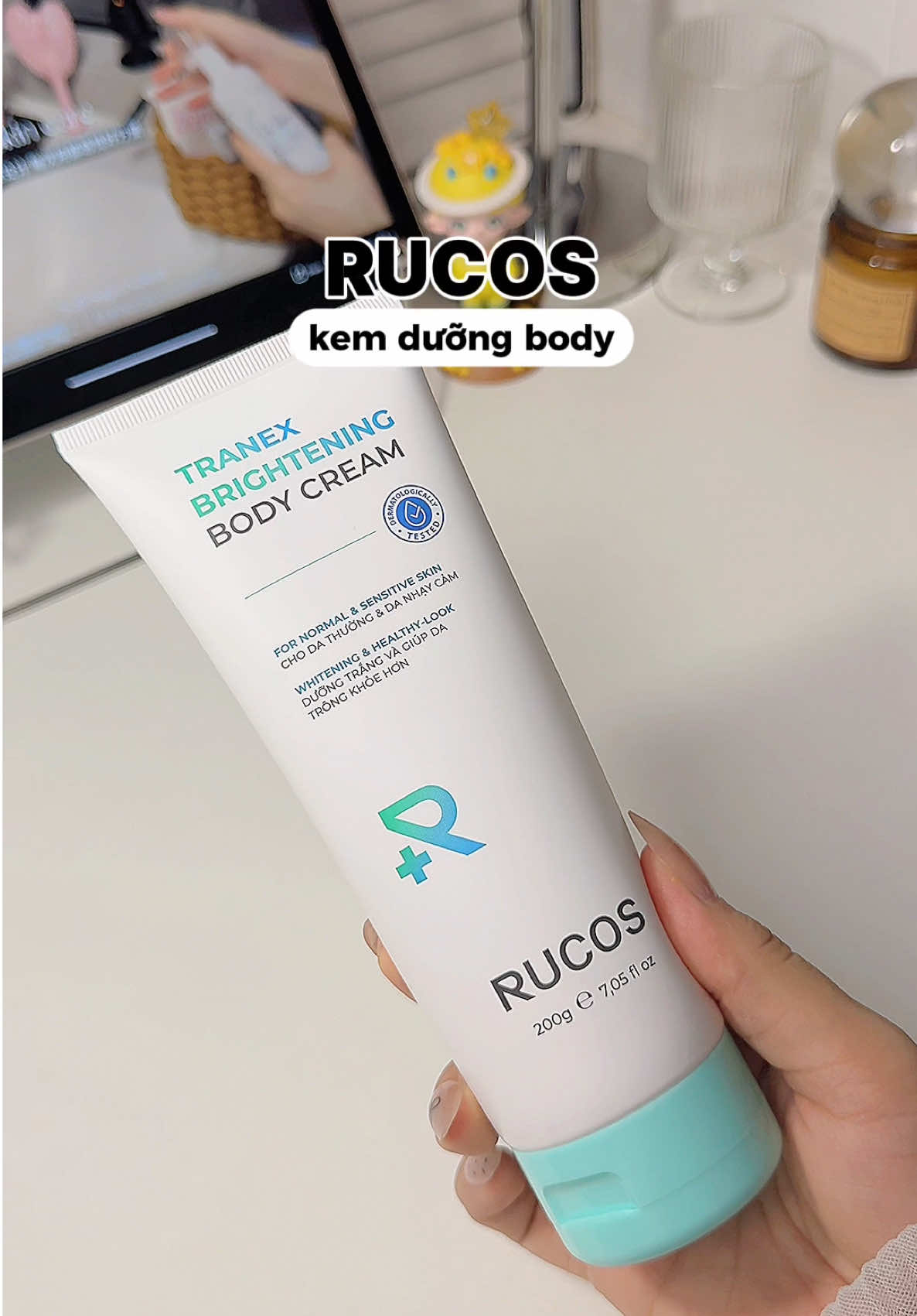 Kem dưỡng sáng da nhanh mà an toàn nè mấy bà #Rucos #kemduongbody #kemduongtrangda #xuhuong #reviewlamdep 