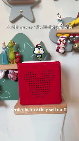 This wasn’t available last year on TikTok shop so make sure you order it while you see that orange cart!! This sells out very early every year! Also check out the reindeer 🎄🎅🎁#holidaytonie #tonie #toniebox #toniecharacter #christmastonie @tonies US 