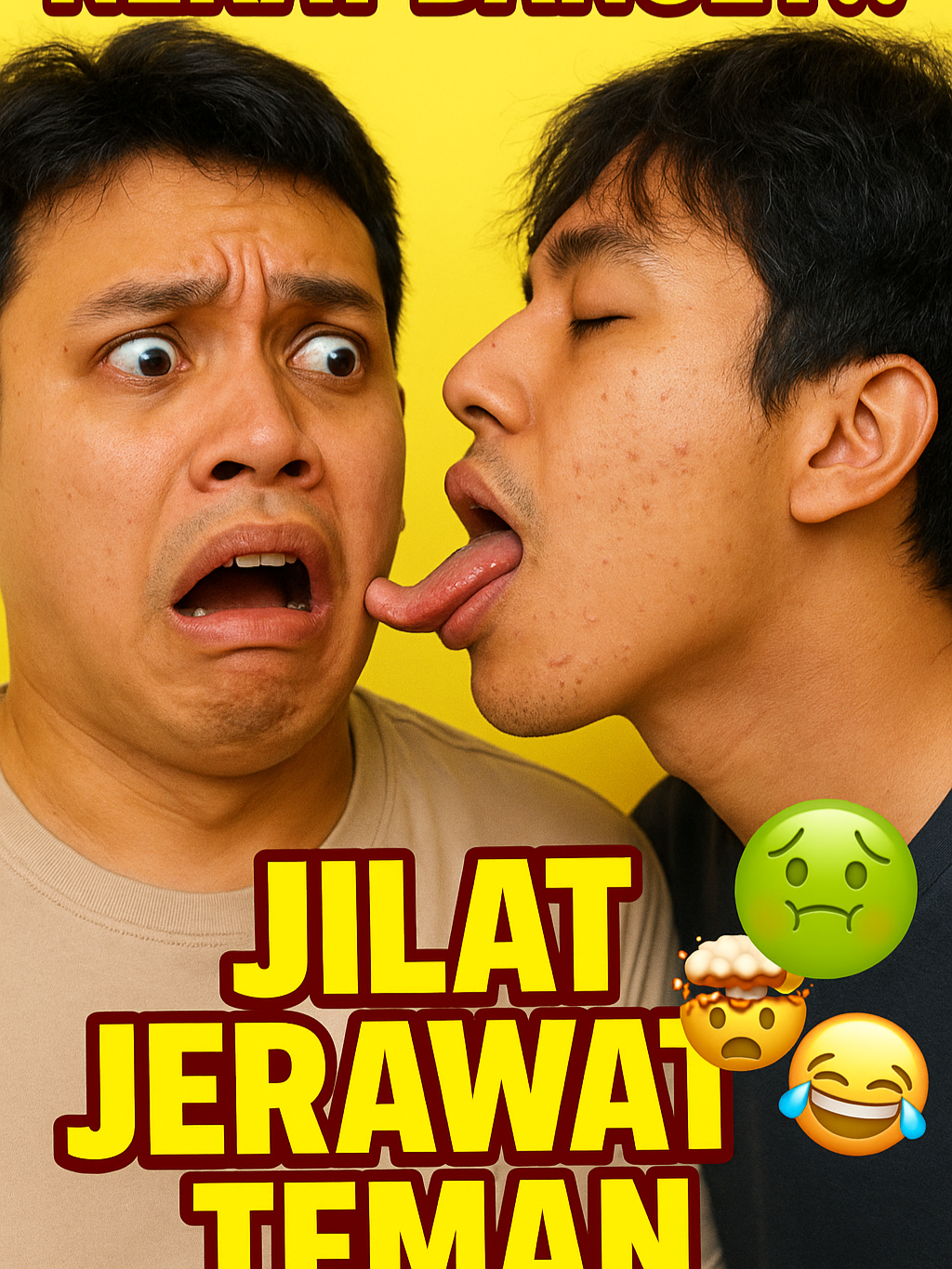 BERANI BANGET JILAT JERAWAT !!!  Pernah punya teman yang kelakuannya bikin geleng-geleng kepala? 🤣 Kali ini ada momen gokil banget, seorang teman nekat jilat jerawat temannya sendiri! Kamu bakal ngakak + jijik bareng nonton ini! 😂 Jangan lupa LIKE, SHARE & SUBSCRIBE biar nggak ketinggalan konten gokil lainnya 🔥 #Shorts #lucubanget #JijikTapiLucu #TemanUnik #Viral #Jerawat #PrankLucu #fyppppppppppppppppppppppp #beranda #fy #fyp