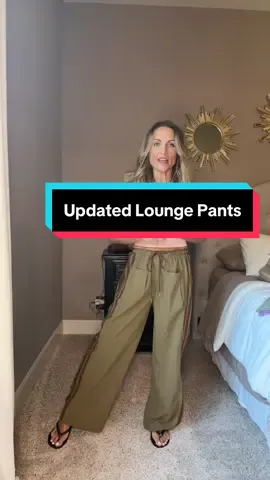 Raise your hand if you’re sick of seeing everybody wearing black leggings 🙋‍♀️🙋‍♀️🙋‍♀️ These lounge, track pants update your casual look while still being comfortable!   #loungepants #casualpants #casualoutfits  #OOTD #tiktokshop