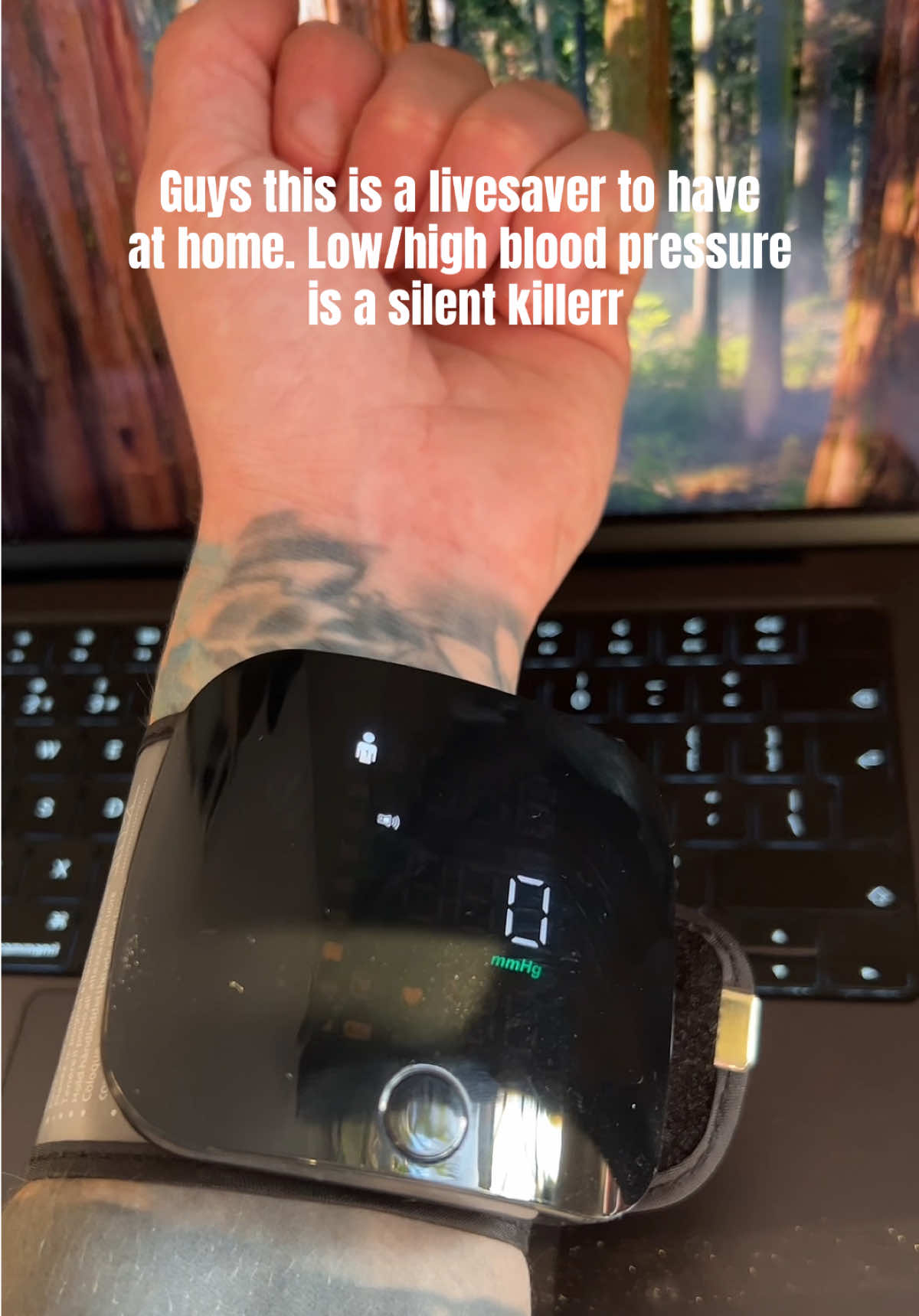 This is ideal for the whole family to help monitor health #spotlight #bloodpressurecheck #tiktokmademebuyit 