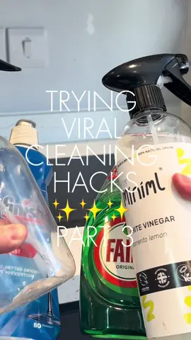 Trying Viral Cleaning Hacks To See If They Work Part 3 ✨🧼 #cleaning #cleaninghacks #CleanTok #cleanwithme #creatorsearchinsights 