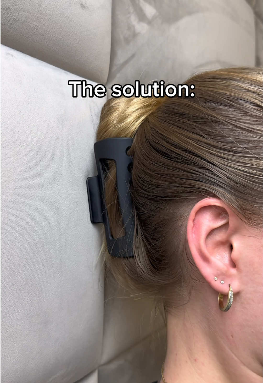 The most comfortable claw clip ever ✨🥹 #clawclip #hairaccessories #hairtok