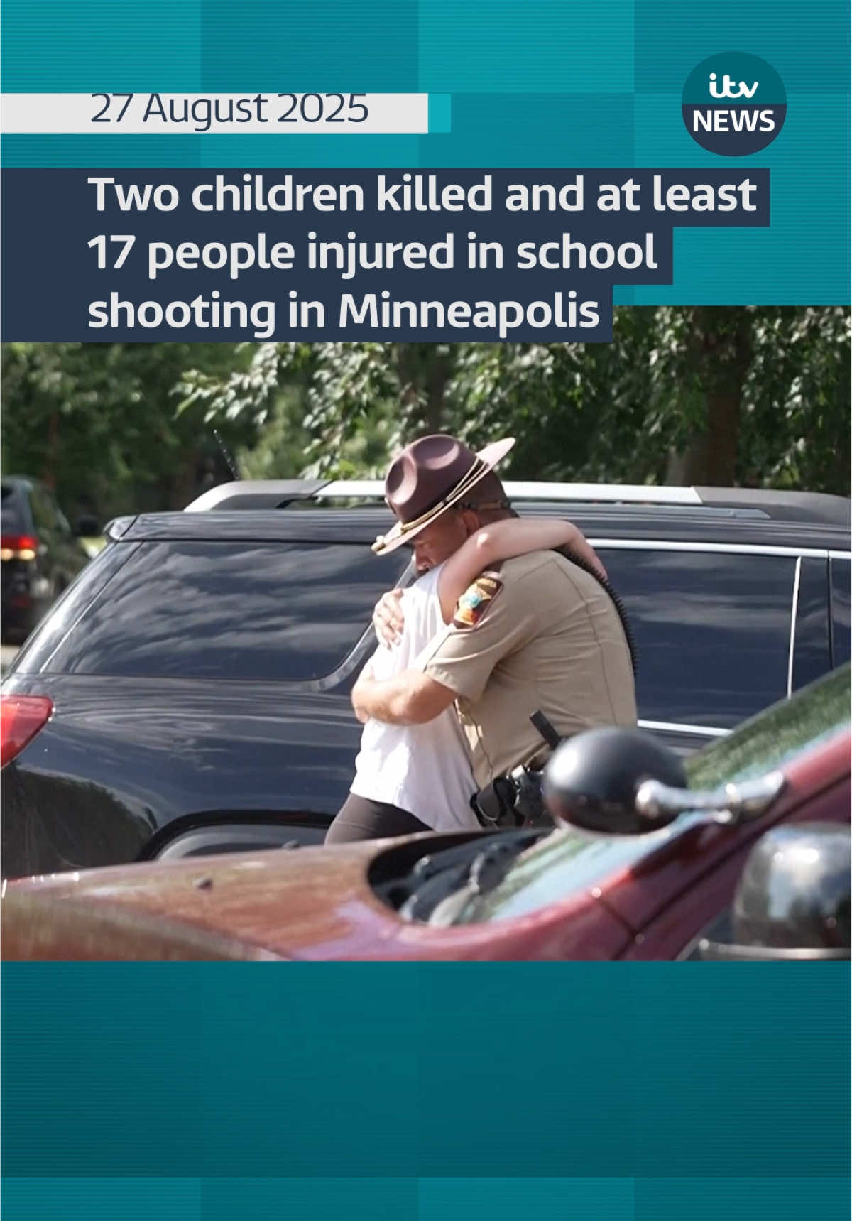 A gunman opened fire with a rifle through the windows of a Catholic school church in Minnesota on Wednesday, killing two pupils and wounding 17 people as they celebrated Mass during the first week of term. #itvnews