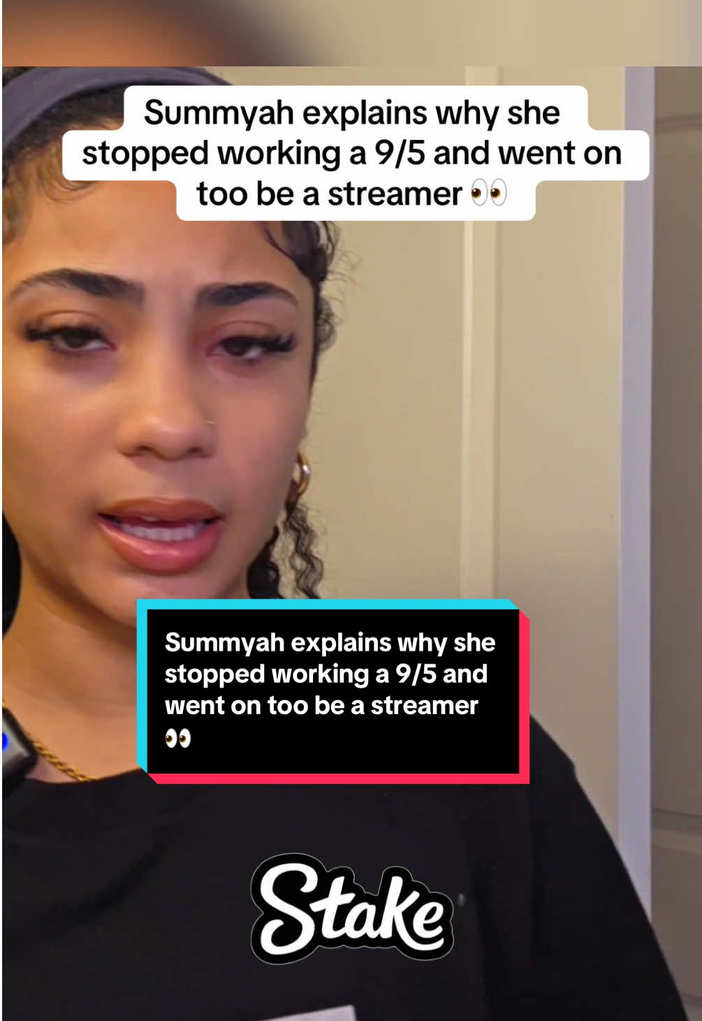 Summyah explains why she stopped working a 9/5 and went on too be a streamer 👀 #fyp #summyah #summyahmarie #9to5 