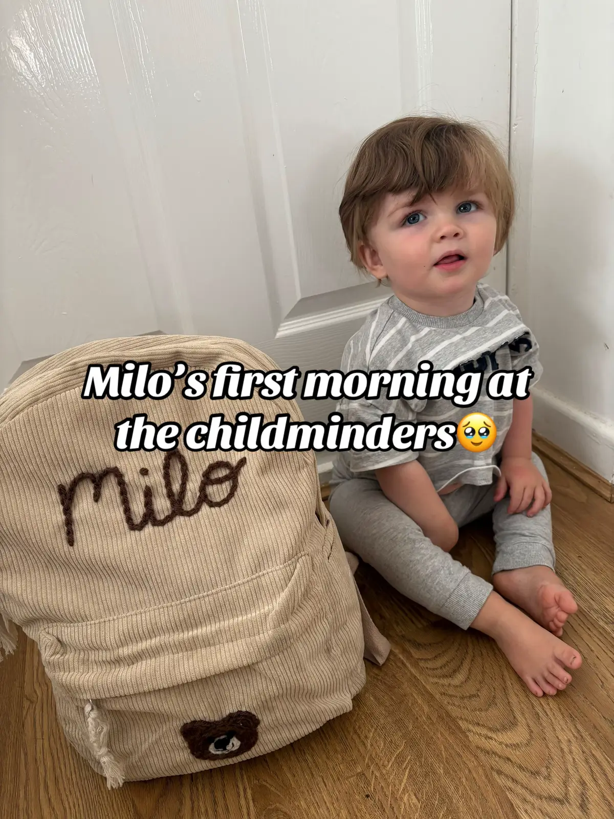 Milo’s first morning at the child minders and he did so well🥹 gave me 2hrs to crack on with his bedroom🤩 #childminder #firstday #toddlersoftiktok #firsttimemom #CleanTok 