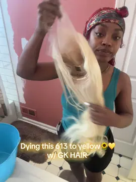 i love how vibrant this yellow is ⭐️ ! @GK Hair #613wig #wiginfluencer #fypシ 