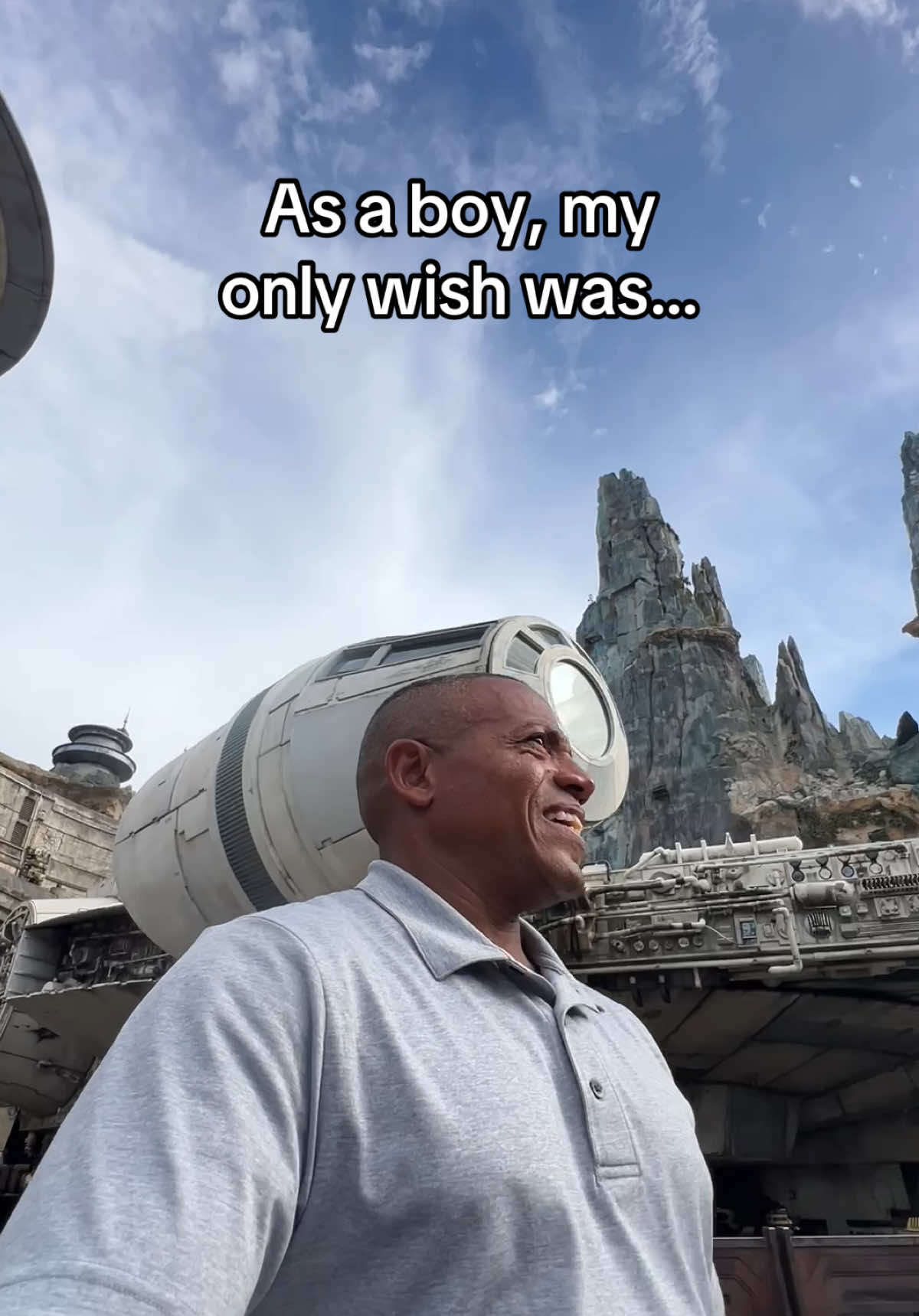 Never Too Old: Never Stop Dreaming! @Disney Hollywood Studios  @Star Wars  @Lucas Films  #starwars #millineumfalcon #inspirationalvideo #believe  #dreambig 
