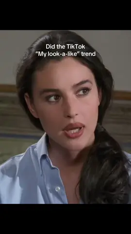 Accurate?  anyway, she’s gorgeous ❤️ ##monicabellucci##mylookalike