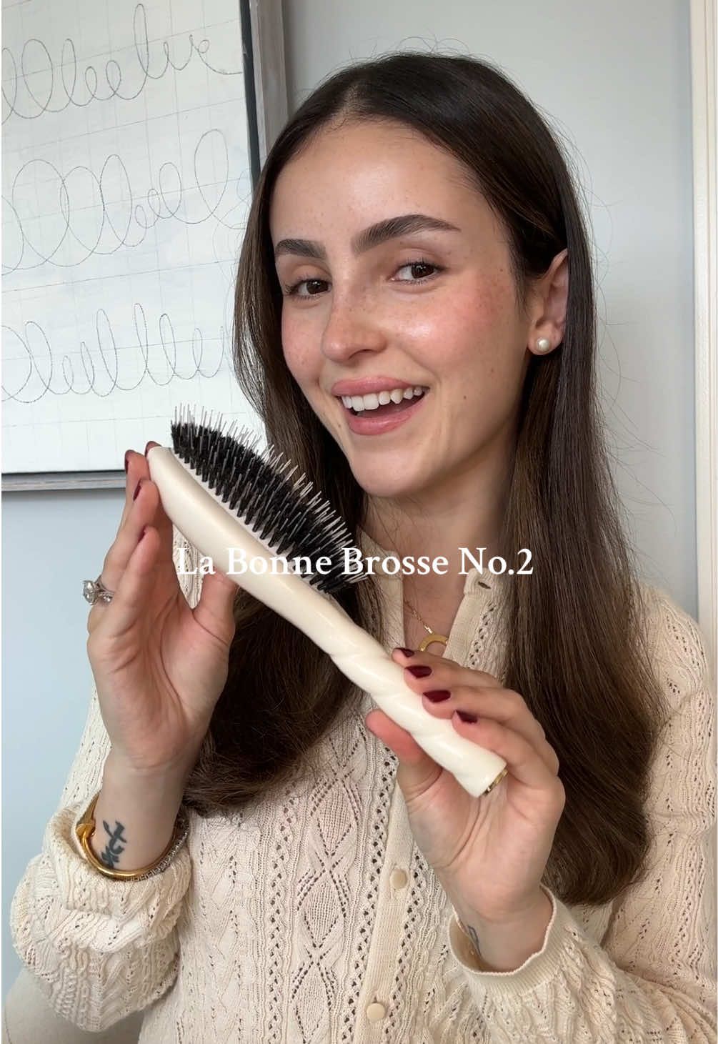 The best hair brush ever! @La Bonne Brosse  The Birkin of hair brushes! #labonnebrosse #hairbrush #luxury #hair #brush 