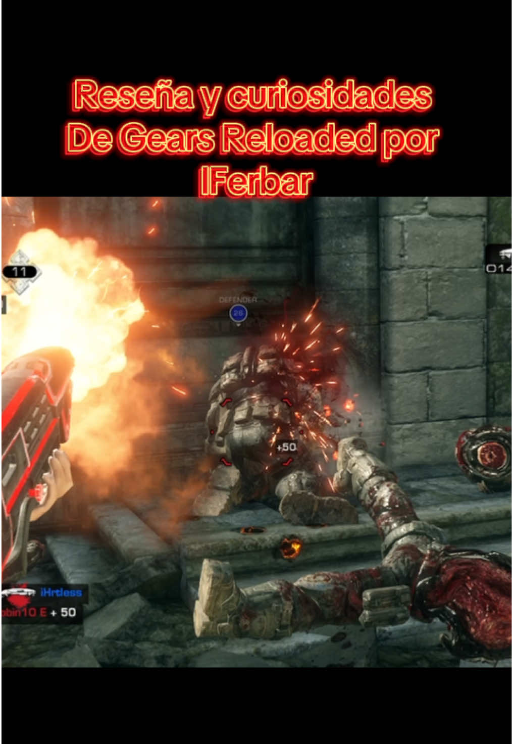 Reseña y curiosidades del Gears of war Reloaded #gearsofwarreloaded #gearsofwar #lferbar #Reseña #curiosidades 